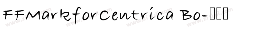 FFMarkforCentrica Bo字体转换